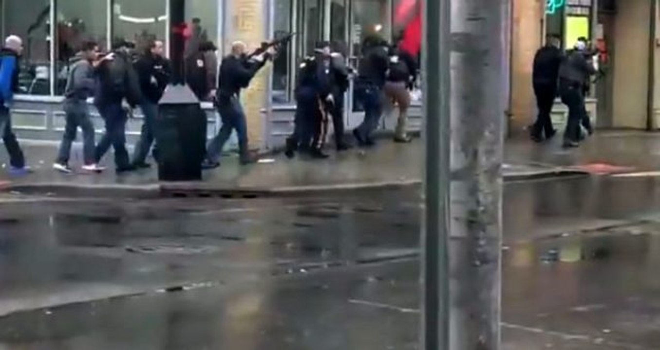 ABD'de silahlı çatışma paniği! 1 polis yaralandı