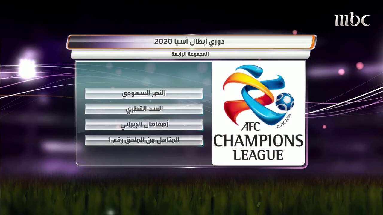 قرعة دور المجموعات في دوري أبطال آسيا 2020.. تق...