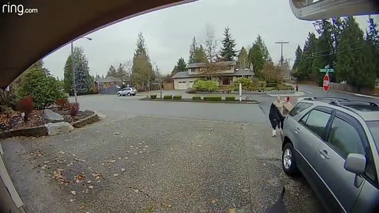 Elle réussit à attraper une voleuse de colis qui va passer un sale quart d'heure