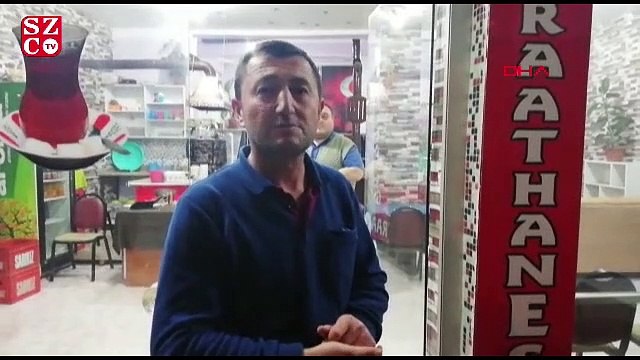 Deprem anı ve panik güvenlik kamerasına yansıdı!