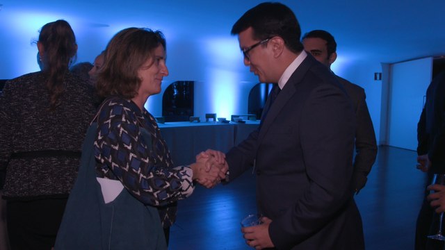 Ribera recibe a las delegaciones de la COP25 en el Museo Reina Sofía