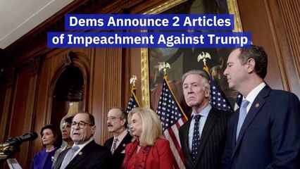 The Articles Of Impeachment Against Trump