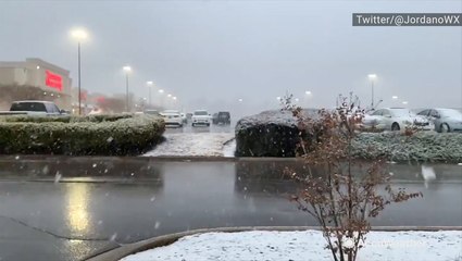 Some great slow-mo footage of snow