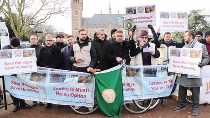 Hollanda'da Gambiya’nın Uluslararası Adalet Divanı'nda Myanmara karşı açtığı davaya destek - LAHEY