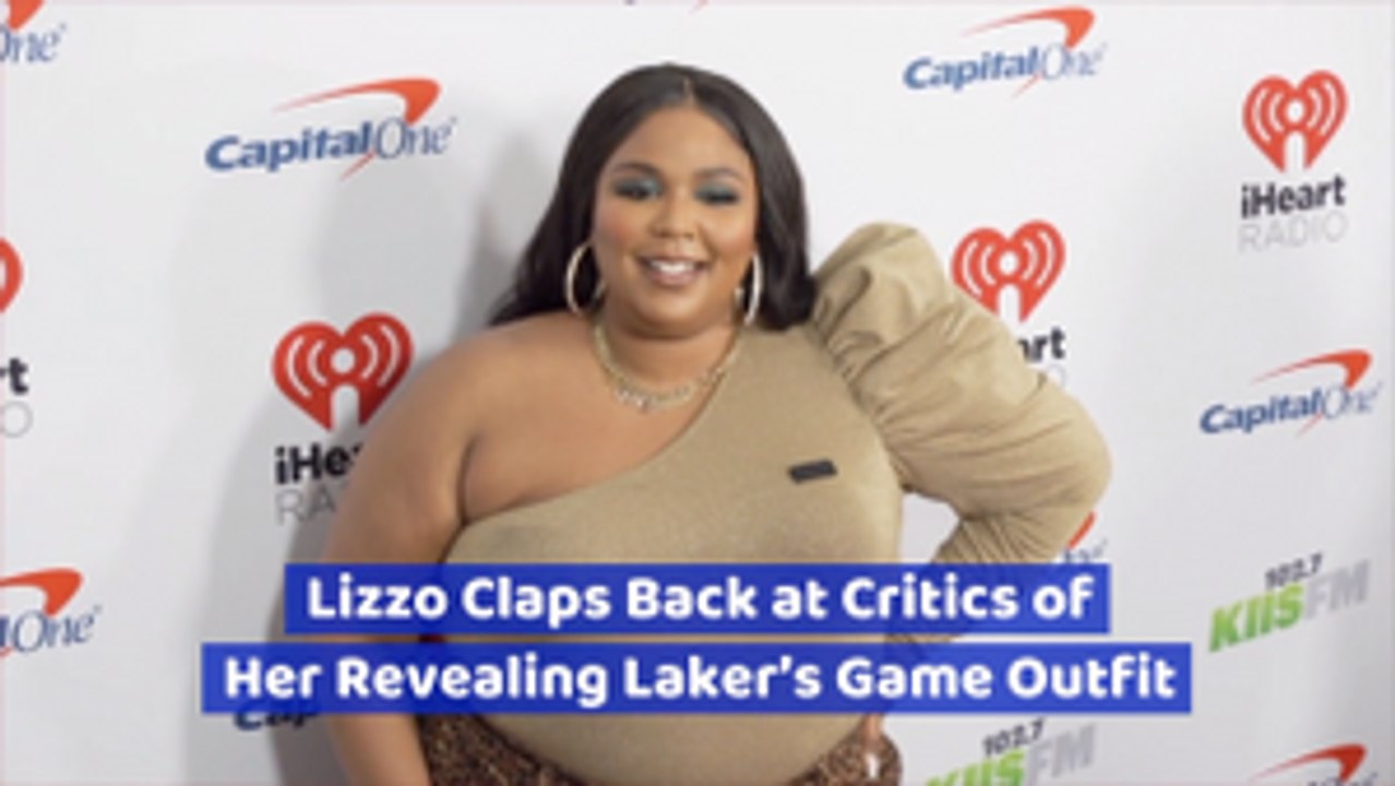 What Lizzo Was Wearing At A Lakers Game