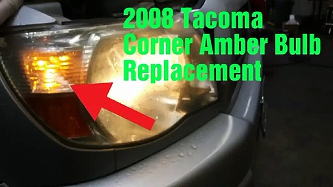 2008 Tacoma Corner Amber Bulb Replacement