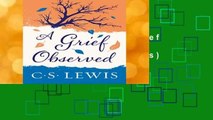 Full version  A Grief Observed (Collected Letters of C.S. Lewis)  Review