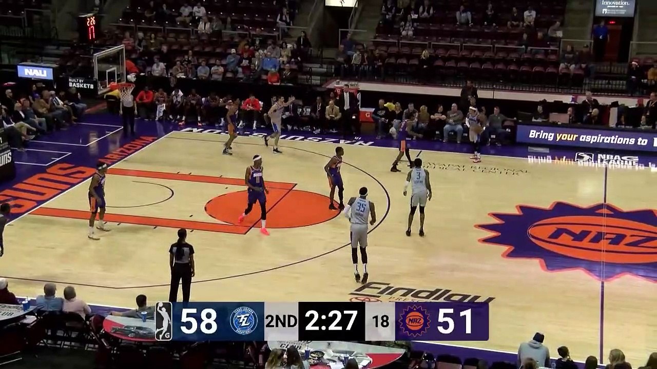 Trahson Burrell flies in for the alley-oop slam