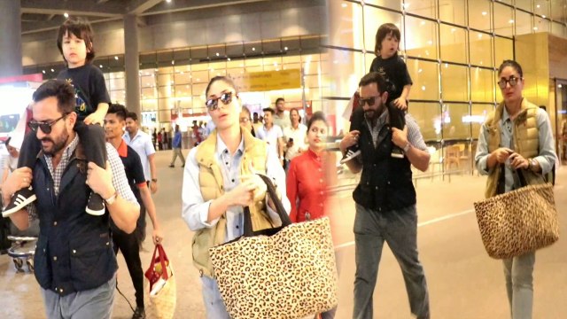 Kareena Kapoor Khan returns with Taimur & Saif after celebration of Sharmila's birthday | FilmiBeat