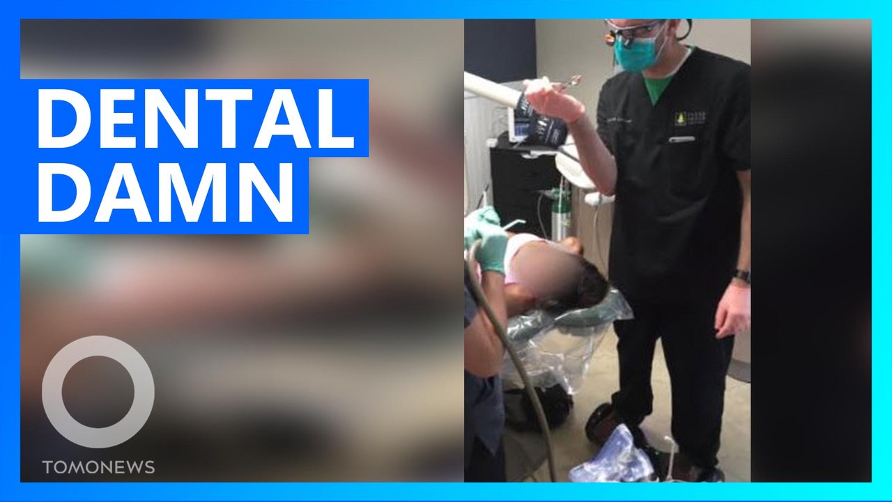 Dentist rode hoverboard while pulling patient's tooth