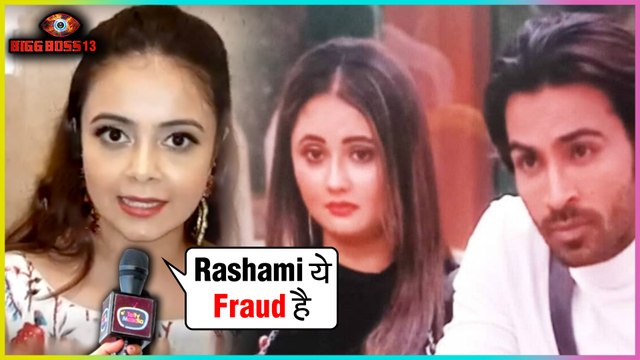Devoleena Bhattacharjee CALLS Rashami Desai's Boyfriend Arhaan Khan A FRAUD | Bigg Boss 13