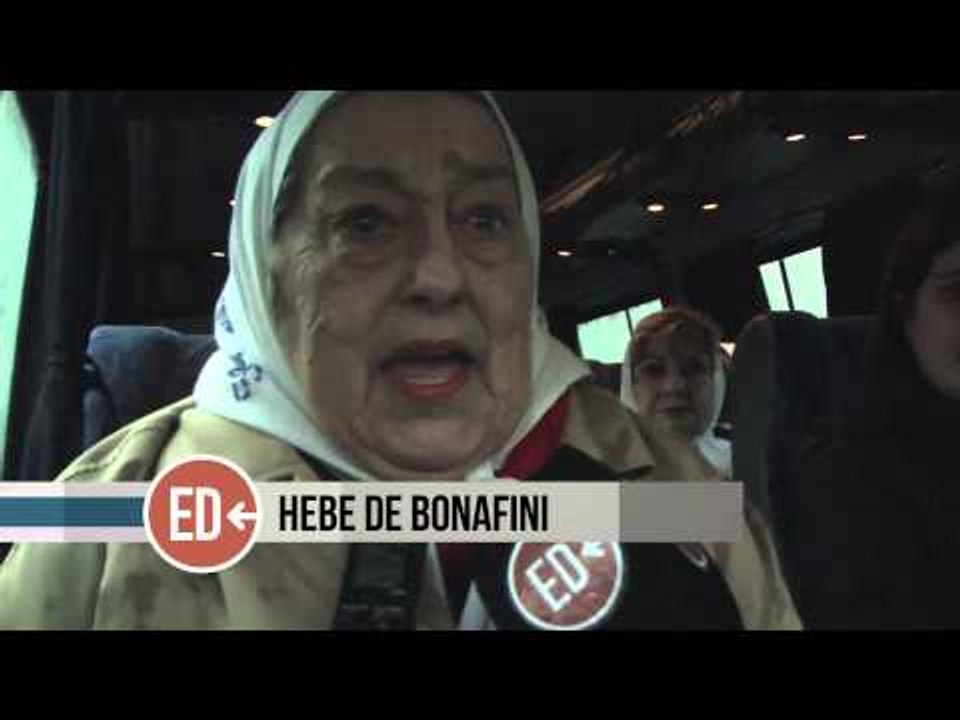 Roberto Navarro con Hebe de Bonafini