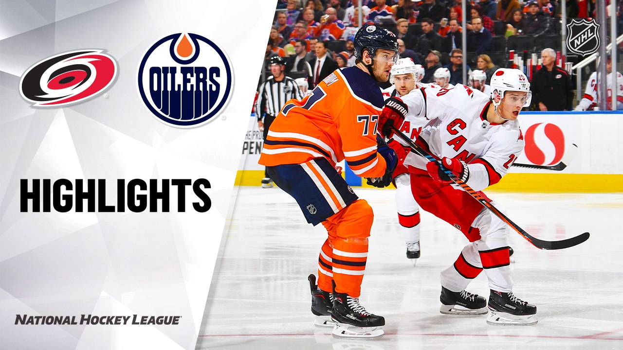 NHL Highlights | Hurricanes @ Oilers 12/10/19
