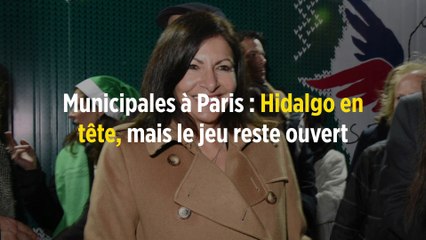 Municipales à Paris : Hidalgo en tête, mais le jeu reste ouvert