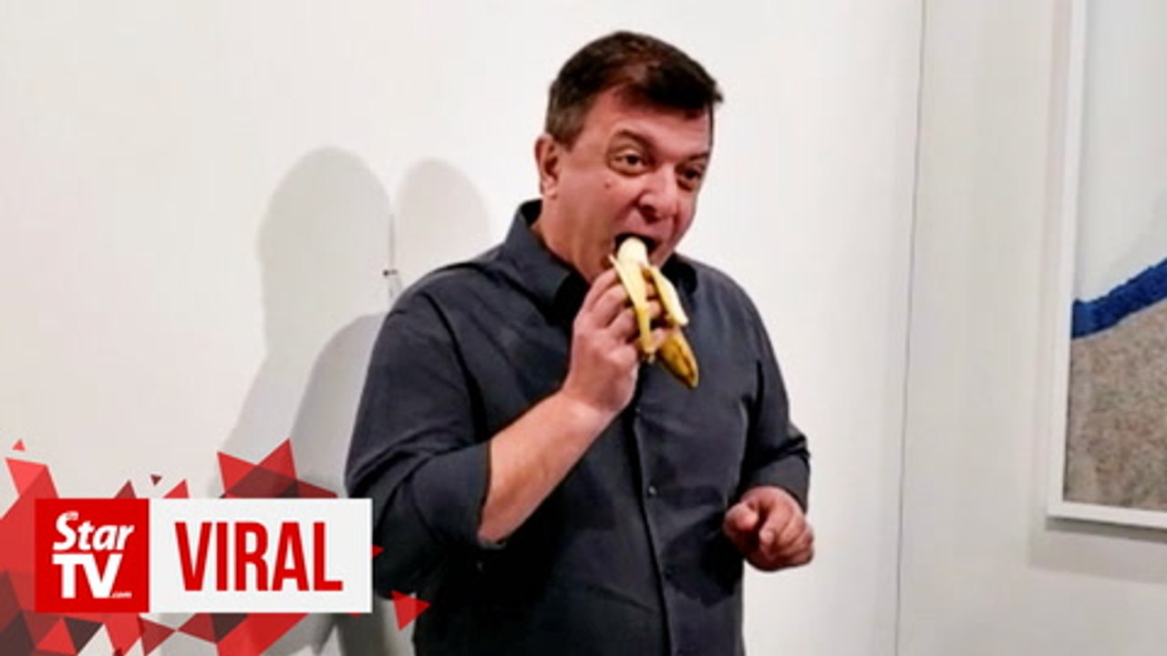 'I'm not sorry,' says performance artist who ate $120k banana