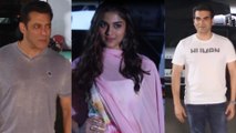 Spotted Salman Khan, Arbaaz Khan, Saiee Manjrekar promoting their film Dabangg3