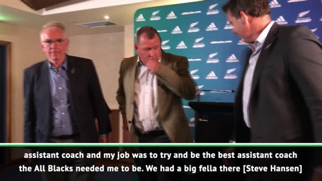 I have to re-invent myself - New All Blacks coach Foster
