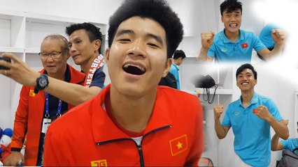 QUÁ ĐỘC | CÁCH ĂN MỪNG ĐẶC BIỆT CỦA U22 VIỆT NAM TRONG PHÒNG THAY ĐỒ  | NEXT SPORTS