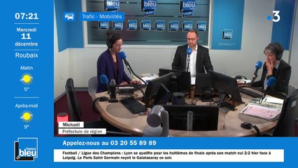 La matinale de France Bleu Nord du 11/12/2019