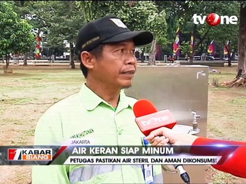 Pemprov DKI Pasang Kran Air Siap Minum di Sejumlah Titik
