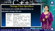 MCA || Ms Arti Bajaj || Storage Class Specifier || TIAS || TECNIA TV