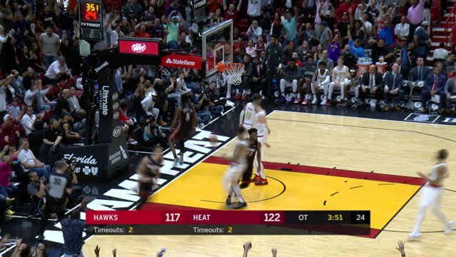 VIRAL: Basketball: Jones dunks as Heat make fast start in OT