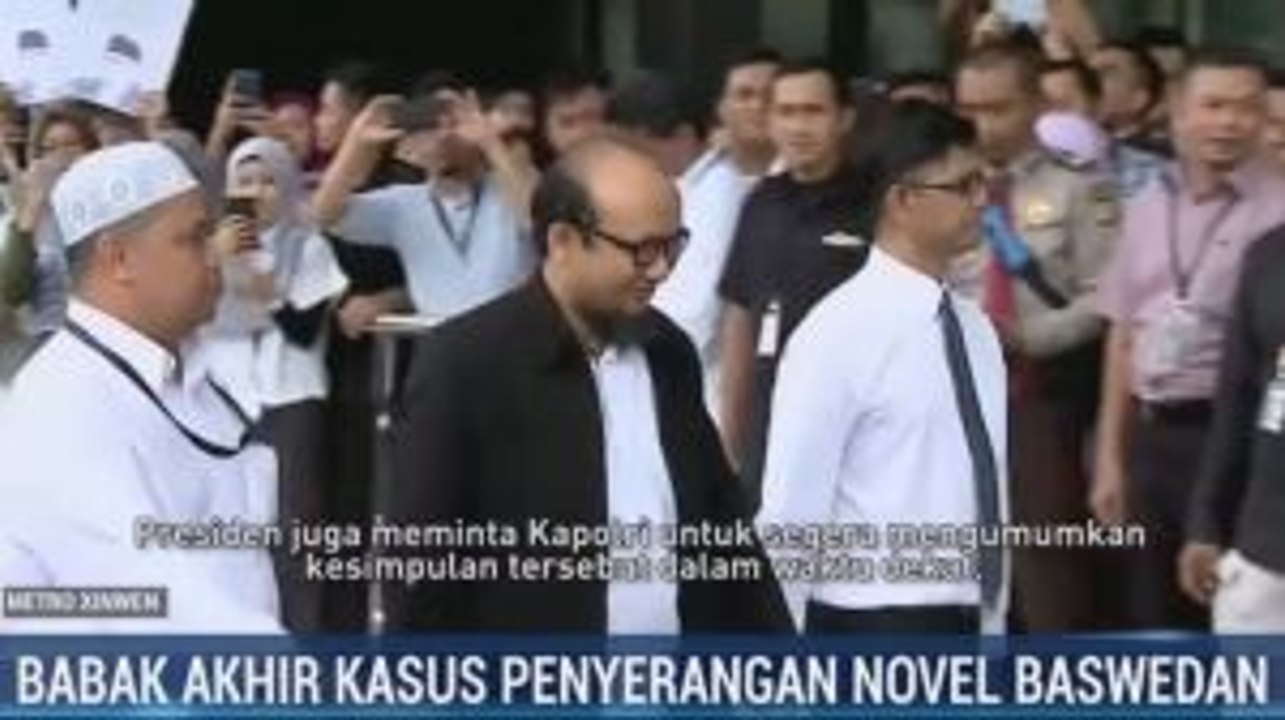 Jokowi Minta Kapolri Segera Umumkan Hasil Kasus Novel