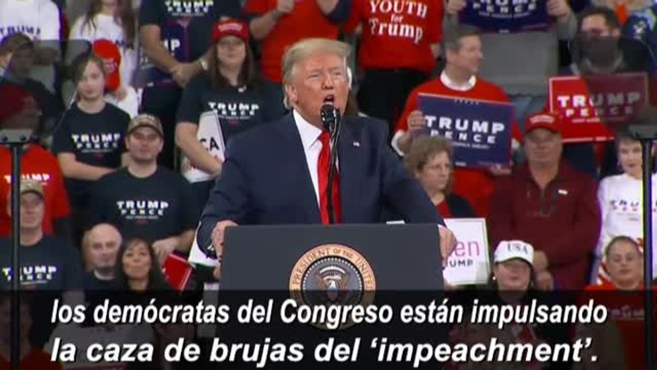 Trump se ríe del 'impeachment' contra él: "¡Es el 'impeachment' más 'light' de la historia!"