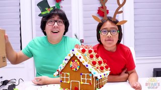 How to Make DIY Gingerbread House from cardboard Holiday Crafts!!!