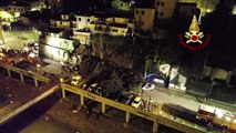 Terremoto Mugello -Crollo muro a Montelupo -2- (10.12.19)