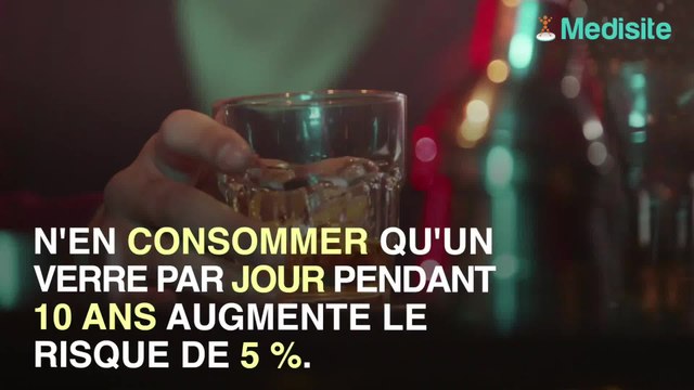 Cancer : un verre d'alcool par jour augmente déjà vos risques