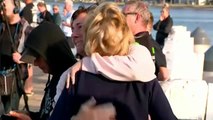 Emotiva despedida del crucero en el que viajaban 38 turistas afectados por la erupción del volcán Whakaati