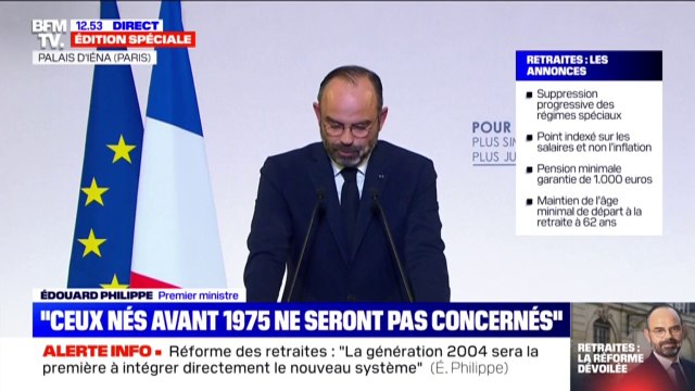 Retraites: Le niveau de retraite des enseignants sera sanctuarisé déclare Édouard Philippe