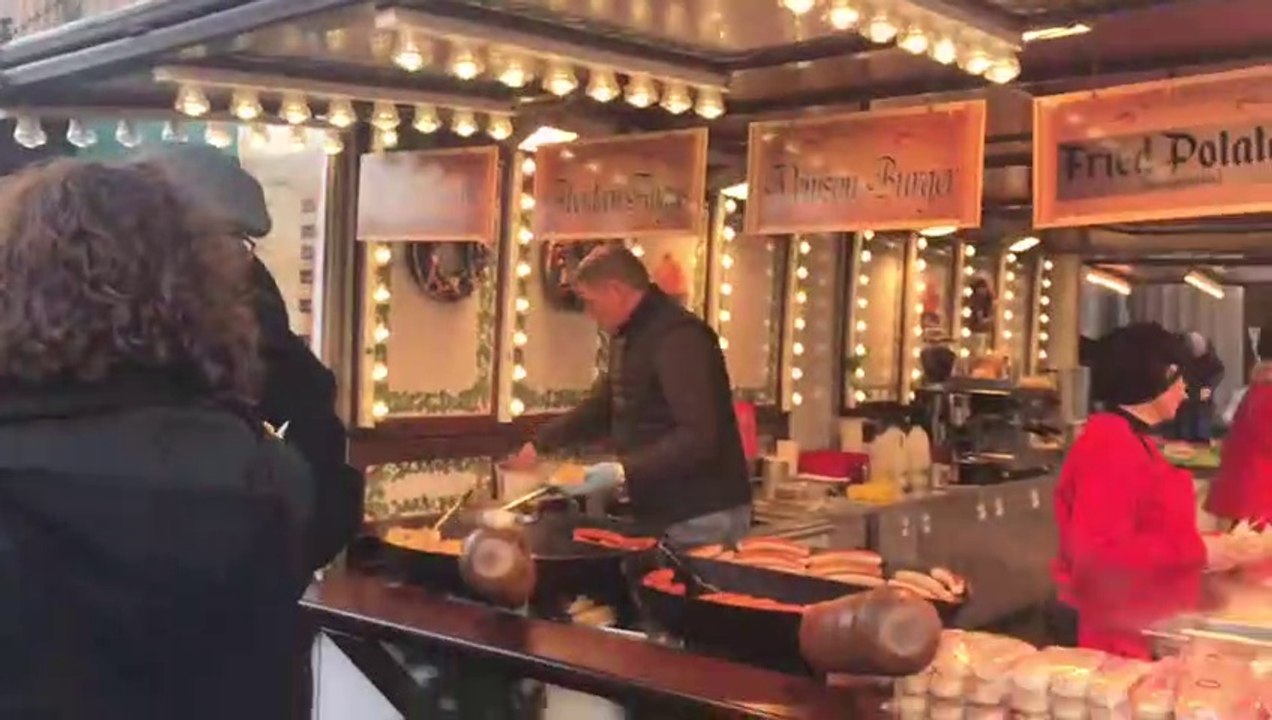 Edinburgh's Christmas market in East Princes Street Gardens