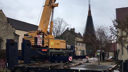 La repose du clocher de Chamboeuf