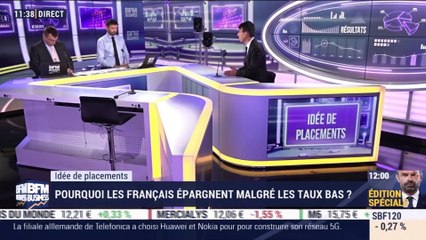 Télécharger la video: Idées de placements: Pourquoi les Français épargnent malgré les taux bas ? - 11/12