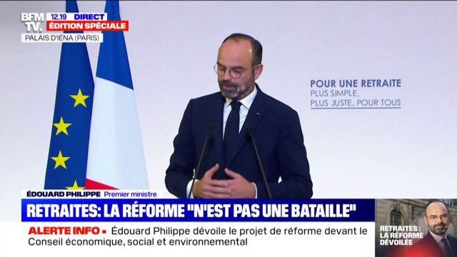 Retraites: Édouard Philippe détaille le principe d'universalité, qui garantira une protection sociale plus forte, plus durable
