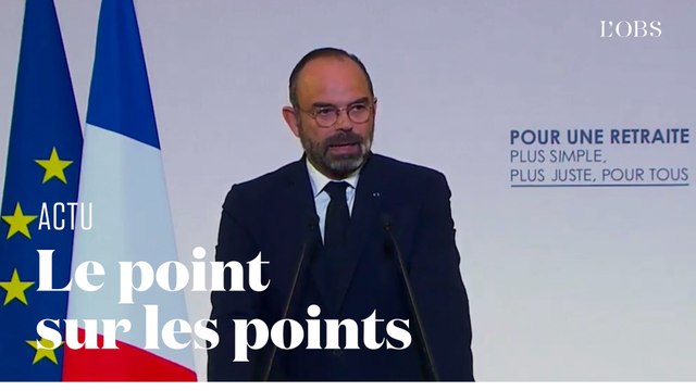 Réforme des retraites : Edouard Philippe s'engage sur la valeur du point