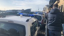 Les policiers en colère manifestent