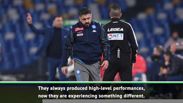 Gattuso wary winning feeling is slipping away from Napoli