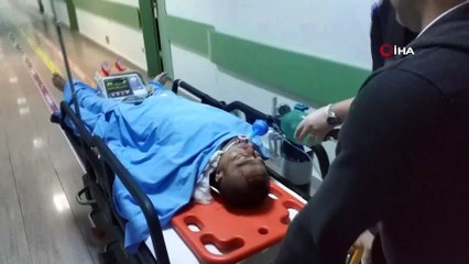 Samsun'da 3. kattan düşen öğretmen ağır yaralandı