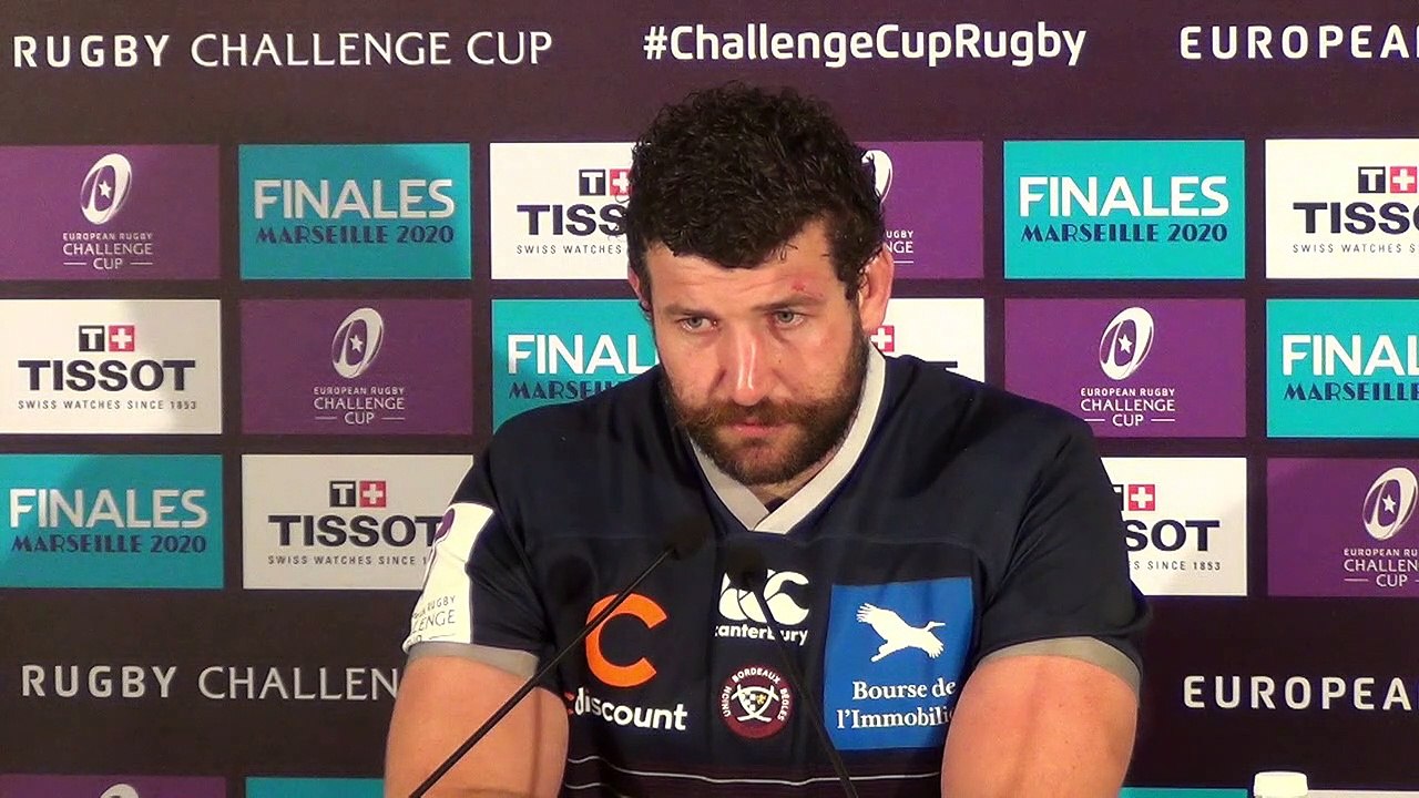 Point presse après UBB - Agen en Coupe d'Europe