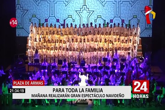 Plaza de Armas: este domingo se realizará gran espectáculo navideño