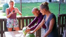 Guiness Record Smashes Watermelons with his head in 5 Seconds!
