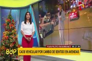 Barranco: caos vehicular por cambio de sentido en principales avenidas