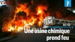 Espagne : un violent incendie dans une usine de recyclage de produits chimiques