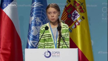 Greta Thunberg’s speech at UN climate change conference