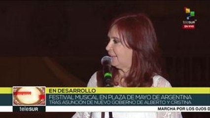 CFK a Alberto Fernández: tenga fe en el pueblo y en la historia