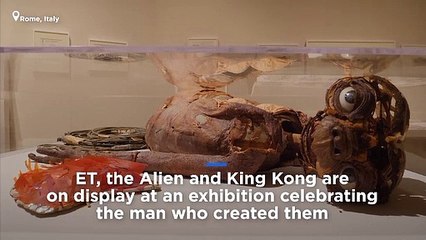King Kong, ET and the Alien on display at Carlo Rambaldi exhibition
