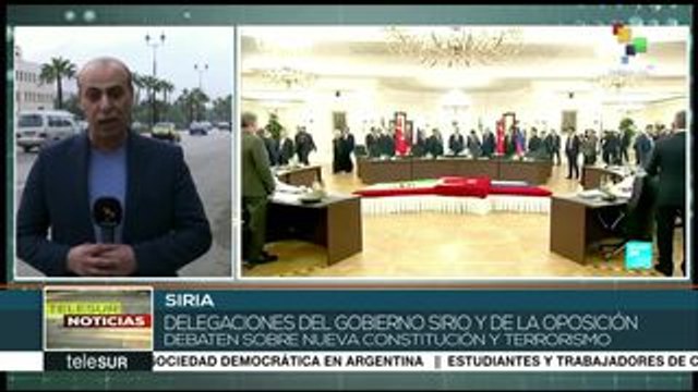 Inicia en Kazajistán la 14ª ronda de conversaciones sobre la paz siria